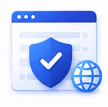 Web protection blocking malicious and phishing websites